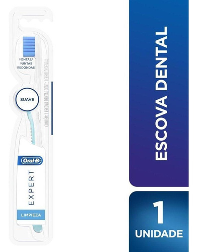 Escova Dental Expert Gengiva Limpeza Macia Com 01 Unidade Oral B