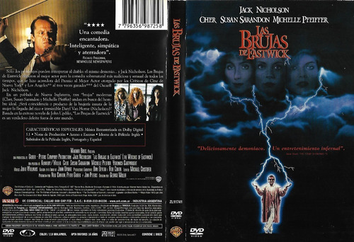 Las Brujas De Eastwick Dvd Jack Nicholson Michelle Pfeiffer