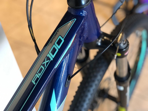 Bicicleta Audax Adx 100 Mtb 18v Shimano Alívio 2023 Azul