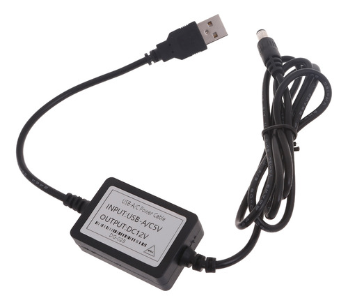 Cable Convertidor Elevador De Voltaje Usb A Dc 12 V Usb