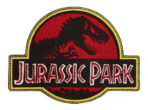 Parche Bordado Jurassic Park Adherible