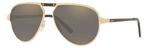 Cartier Ct0101s 003 Aviator Dorado Carey