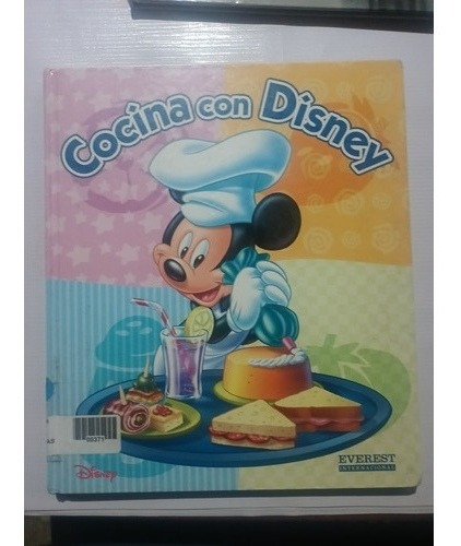 Libro Cocina Con Disney Recetario Infantil Vintage 