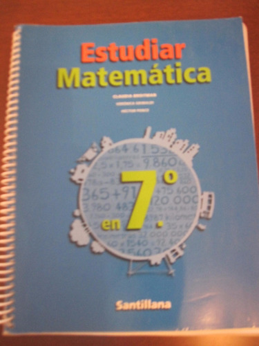 Estudiar Matematica 7º Santillana