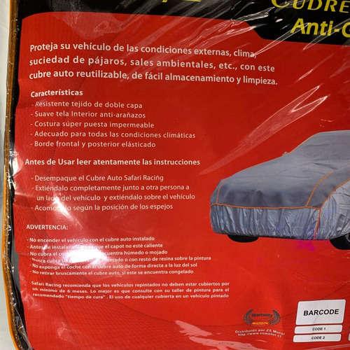 Imagen 5 de 6 de Funda Cubre Auto Anti Granizo Goma Eva Xxl 5.3m-5.7m F495