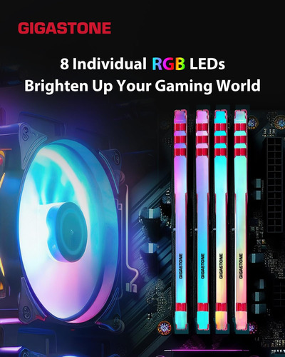 Rgb Ddr4 Ram Gigastone Game Turbo 32gb Kit (2x16gb) Ddr...