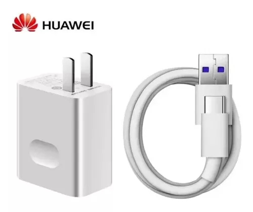 Cargador Huawei CP404 + Cable USB C Carga Rápida 22.5W