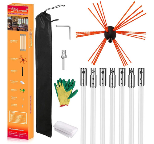 Kit De Varilla De Limpieza Para Chimeneas Bluesea