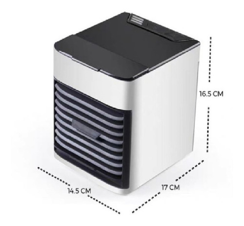 Imagen 5 de 9 de Ventilador Frio Mini Aire Acondicionado Portátil Usb