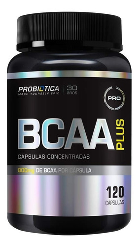 Bcaa Caps Plus Probiótica 800mg 120 Cápsulas Promoção