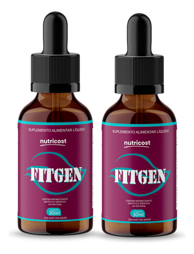 2x Fitgen 30ml Original - Fórmula Concentrada Fit Gen