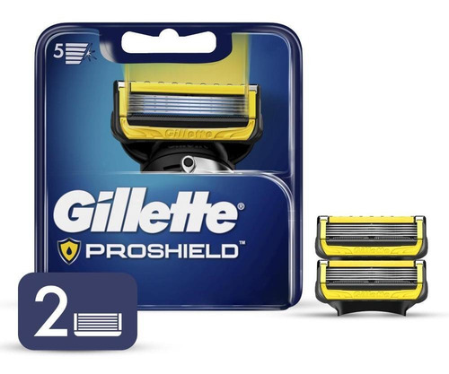 Carga Gillette Fusion Proshield 2 Unidades