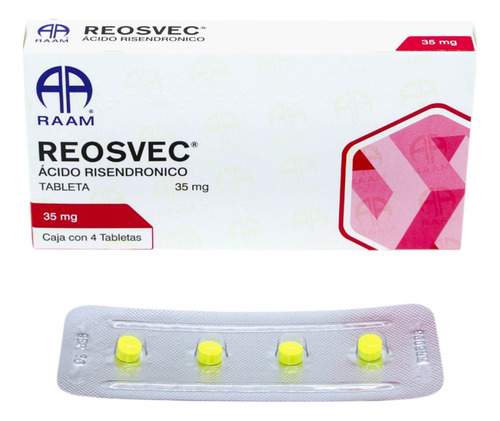 Reosvec Ácido Risendrónico 35 Mg, 4 Tab. Raam 9 Pack