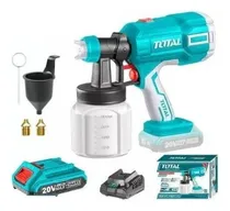 Comprar Pistola De Pintura 20v Bat+ Cargador Total Tsgli20406 Color Turquesa