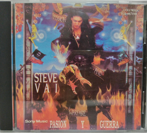 Steve Vai  Passion And Warfare Cd 1992 Argentina