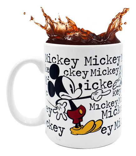 Taza Para Cafe Minnie Mouse Ceramica 325ml Personaje Mickey Mouse