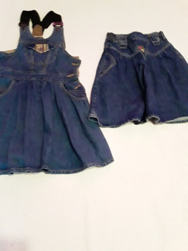 Vestidos Jumper, Pollera Jean. Impecables. 2 Usos. C/u $6000