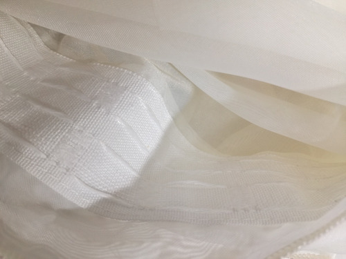 Imagen 2 de 7 de Cortinas Tela Voile Riel Barral Faldon Ancho 3m Yabell