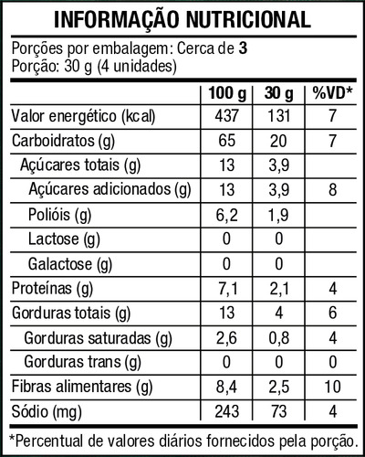 Cookies Integrais Com Gotas De Chocolate - (80g) - Vitao