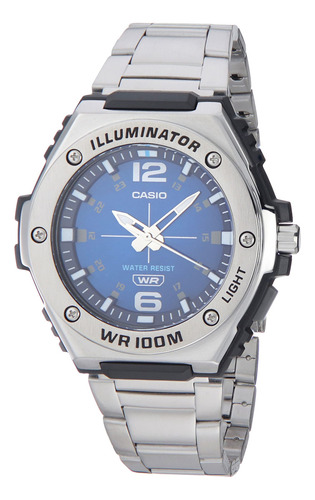 Reloj De Cuarzo Casio Mwa 100hd 2av Resistente Al Agua 100