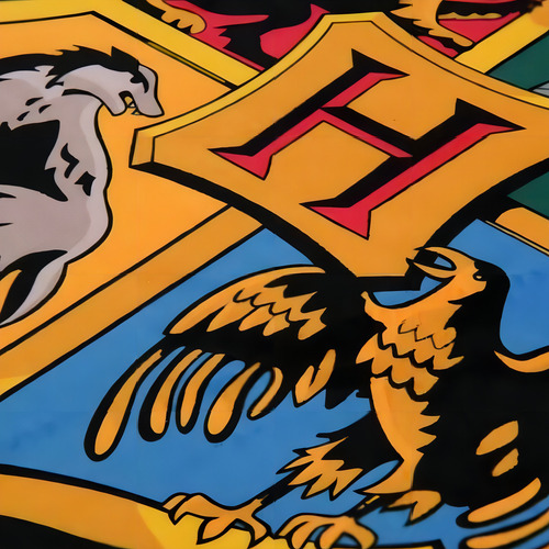 Harry Potter: Tapete De Baño Color Negro escudo hogwarts