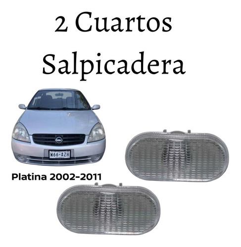 Kit Cuartos Salpicadera Platina 2011 Blanco
