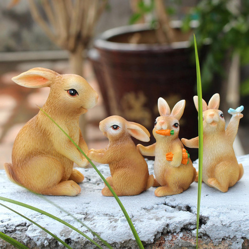 Decoraciones De De Pascua, Estatuas De Jardín Figuras En