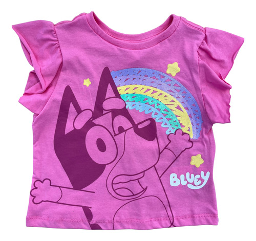 Conjunto Playera Y Falda Bluey Para Niñas