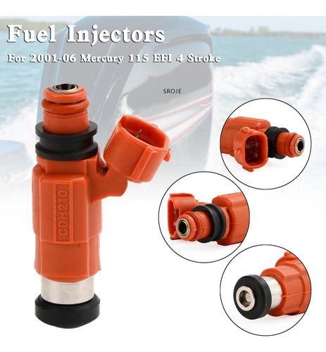 P Inyectores De Combustible For Mercury 115 Efi 4 Tiempos