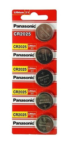 100 Baterias Panasonic Cr2025 3v Relógio Placa Mãe