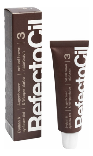 Kit Refectocil 1 Tinta Cílios E Sobrancelhas N3 + 1 Oxidante
