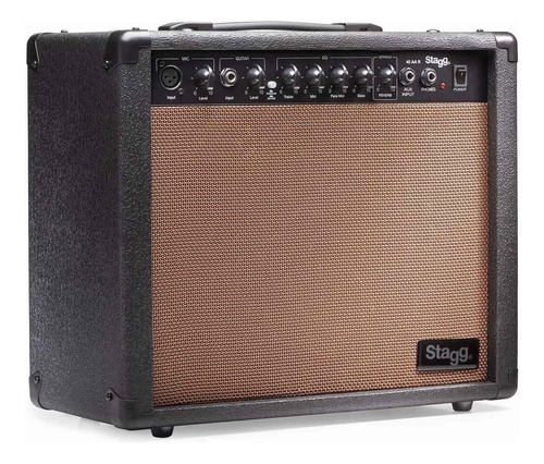 Stagg  40 Aa R Eu - Amplificador Acústica Reverb 40 W