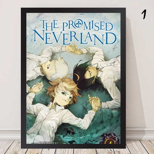 Quadro Decorativo  Anime The Promised Neverland 43x33cm A3