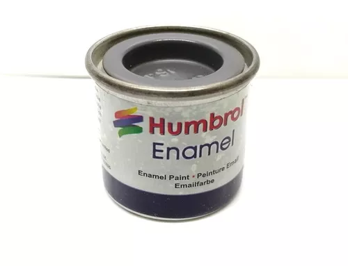 164 Dark Sea Grey Satin - 14ml Enamel Paint - Humbrol