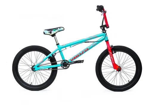 Disipación esconder Cliente Bicicleta Bmx Venzo Cube Niños ¡con Frenos Y Rotor! Celeste