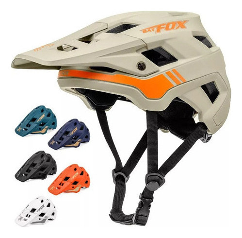 Casco Batfox De Bicicleta Montañera Ultraliviano Yiyi