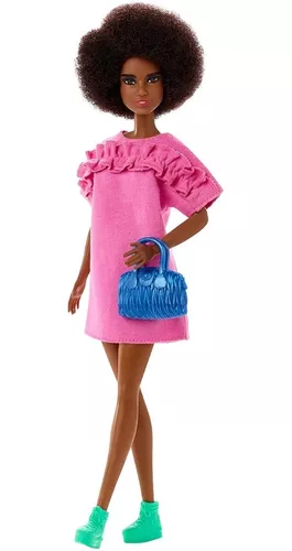 Acessórios para Boneca - Barbie Fashionista - Roupa - Vestido Rosa