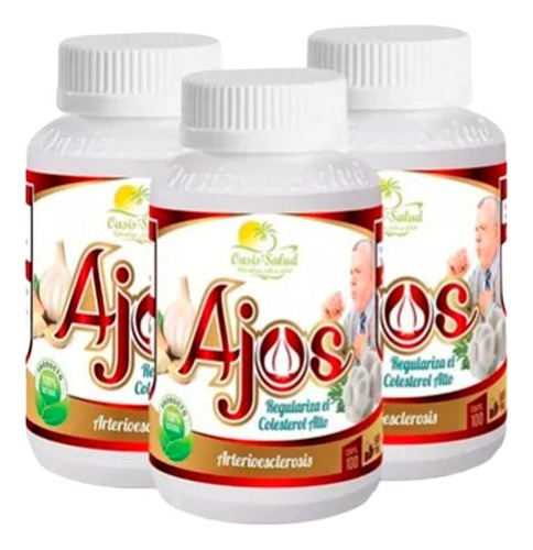 3 X 60 Soles | Ajos 100 Capsulas