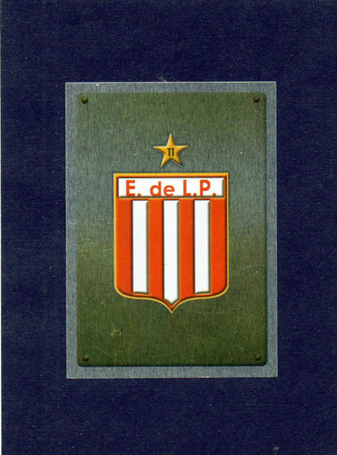 Futbol Argentino 2015. Figurita N° 320 Escudo Estudiantes Lp