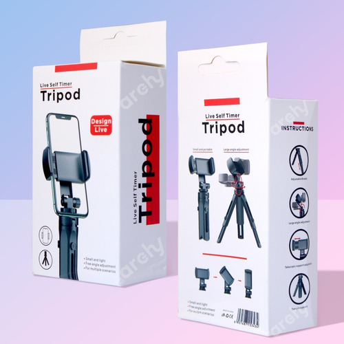 Imagen 6 de 6 de Archy Tripie Para Celular Soporte 360º 4 Niveles Universal