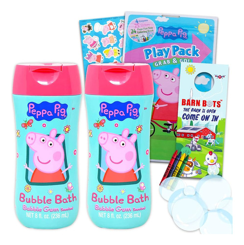 Peppa Pig Juego De Baño Para Niños, Niños Pequeños ~ 3 Pc Pe