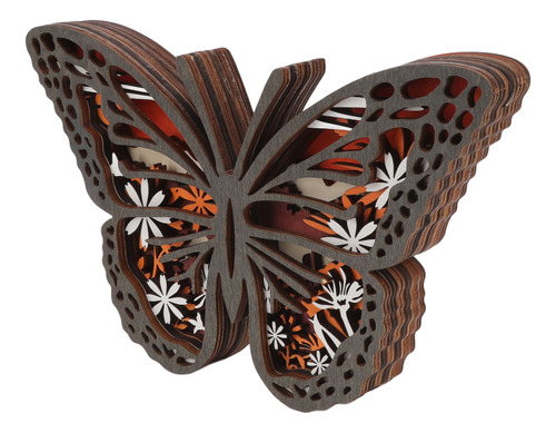 Animal Decorativo Con Forma De Mariposa Hueca En 3d