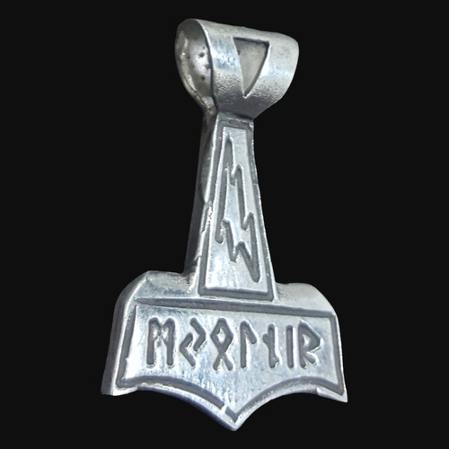 Mjolnir Martillo De Thor Vikingo Plata 3 Cm 5,5 Gr Art 126