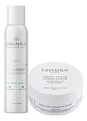 Combo Caviahue Agua Termal + Crema Humectante