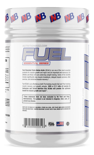 Nutritionbizz Bcaa En Polvo, 0.18 oz De Aminoacidos Bcaa, Be