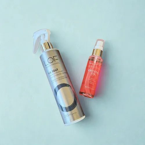 Kit Lof Professional Hit 10x1 Leav In E Crystal Oil 60 Ml | Frete