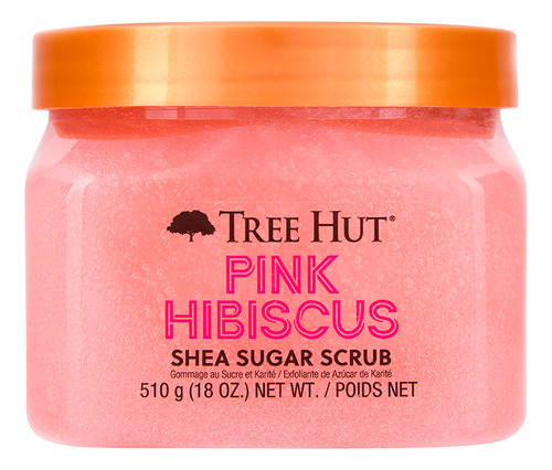 Esfoliante de açúcar de karité Tree Hut Pink Hibiscus