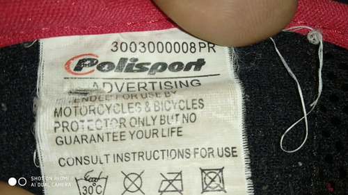 Imagen 7 de 7 de Peto Protector Moto, Polisport Talla M