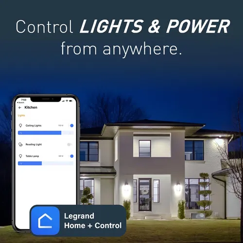 Interruptor Inteligente Legrand Wnp10 Blanco, Compatible