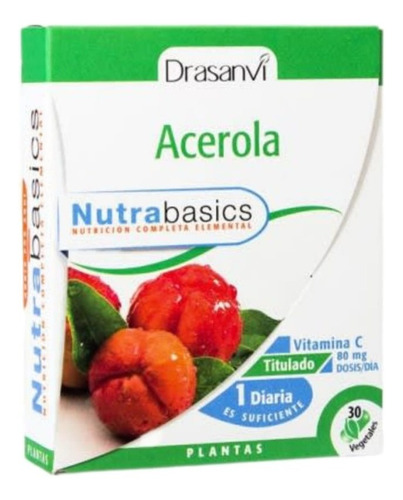 Acerola / Vitamina C, 30cap. Vegetales Gluten Free/agronewen
